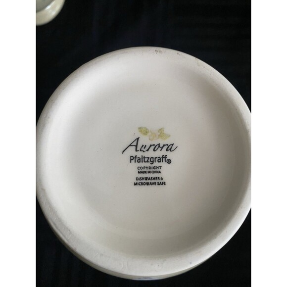 Pfaltzgraff pear bloom cream and sugar set with salt and pepper set - Picture 6 of 13